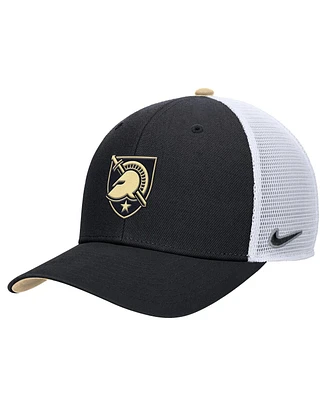 Nike Men's Black Army Black Knights Rise Adjustable Trucker Hat