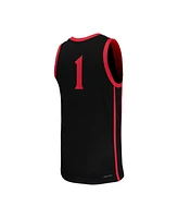 Jordan Men's 1 Black San Diego State Aztecs Replica Basketball Jersey