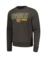 '47 Brand Men's Charcoal Washington Commanders Locked Headline Pullover Sweatshirt