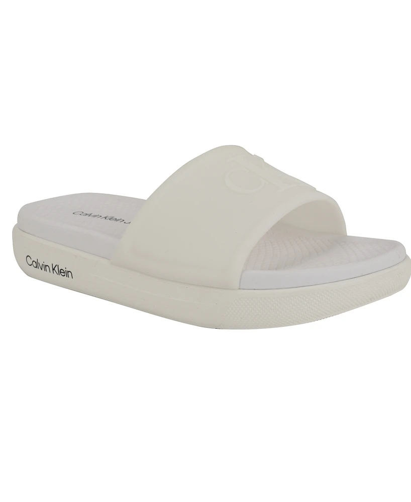 Calvin Klein Women's Peari Pool Slip-On Slide Sandals