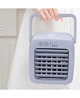 Quiet Personal Mini Air Conditioner Fan with Adjustable Vane and Usb Power