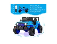 Kids Ride-On Jeep Car with 2.4G Remote Control Safe and Fun Electric Car for Toddlers