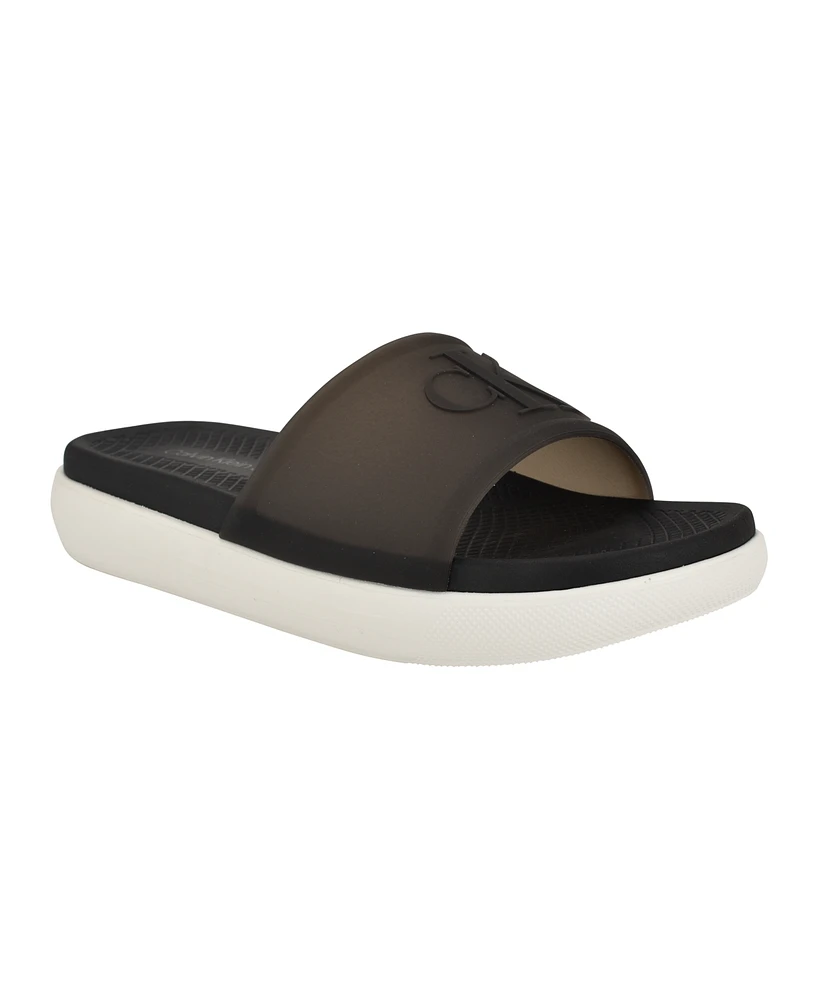 Calvin Klein Women's Peari Pool Slip-On Slide Sandals