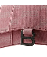 Pre-Owned Balenciaga Xs Hourglass Top Handle Bag Bb Monogram Denim
