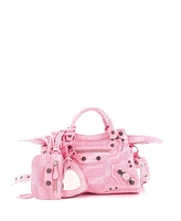 Pre-Owned Balenciaga Xs Neo Cagole City Bag Bb Denim