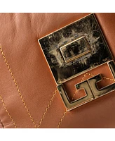 Pre-Owned Givenchy Small Eden Handbag Leather