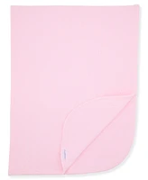Max & Olivia Newborn Girls Pointelle Reversible Swaddle Blanket