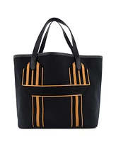 Pre-Owned Hermes Pursangle Tote Canvas with Leather