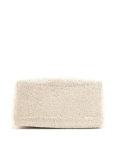Pre-Owned Balenciaga Large Logo Tote Shearling