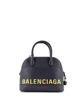 Pre-Owned Balenciaga Small Logo Ville Bag Leather