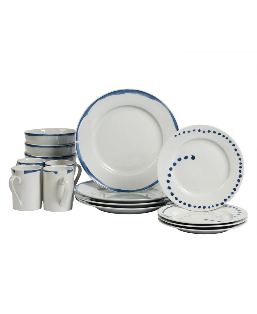 Tabletops Unlimited Isla 16-Pc. Dinnerware Set, Service for 4