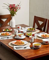 Tabletops Unlimited Lily 16-Pc. Dinnerware Set, Service for 4