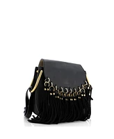 Pre-Owned Chloe Small Fringe Hudson Bag Leather