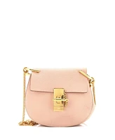 Pre-Owned Chloe Mini Drew Crossbody Bag Leather