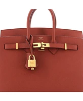 Pre-Owned Hermes Birkin Handbag Epsom with Gold Hardware