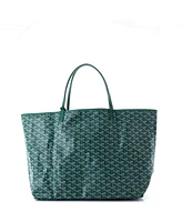Pre-Owned Goyard Gm Saint Louis Tote Coated Canvas