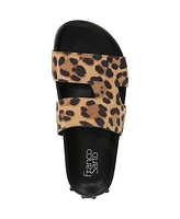 Franco Sarto Women's Britt Open Toe Slide Sandals