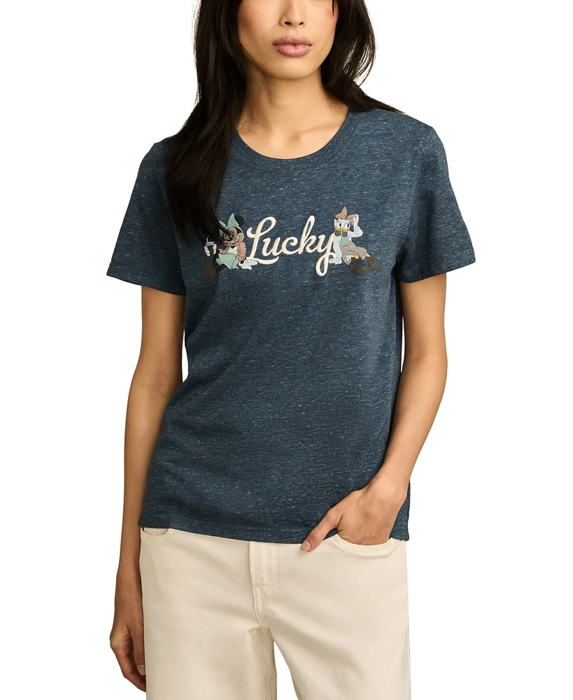 Lucky Brand Women's Minnie & Daisy T-Shirt