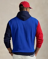 Polo Ralph Lauren Men's Big & Tall Color-Blocked Double-Knit Mesh Hoodie