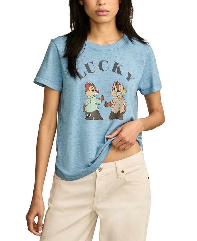 Lucky Brand Women's Disney Graphic T-Shirt