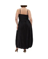Plus Kamila Cowl Neck Dress