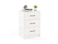 3 Drawer Nightstand with Storage for Living Room