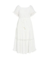 Plus Angel Midi Dress