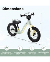 Balance Bike with Adjustable Seat and Rotatable Handlebar Perfect for Toddlers Learning to Ride