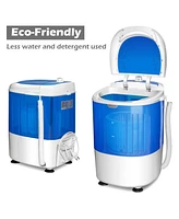 5.5 lbs Portable Semi Auto Washing Machine for Small Space