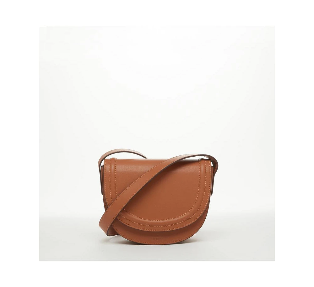 Susu The Sarah Brown Leather Saddle Bag Purse