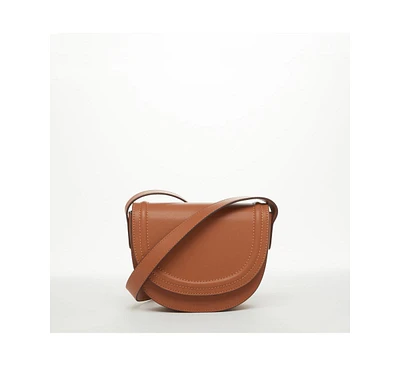 Susu The Sarah Brown Leather Saddle Bag Purse