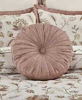 J Queen New York Santa Rosa Tufted Decorative Pillow, 15" Round