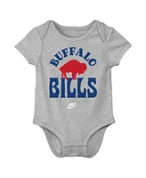 Nike Baby Boys and Girls Buffalo Bills Rewind Bodysuit, 3-Pack