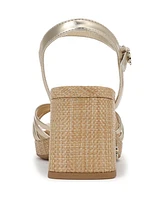 Sam and Libby Women's Lacey Block Heel Strappy Platform Sandals