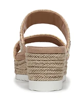 Sam and Libby Women's Charlee Platform Double Band Espadrille Wedge Sandals