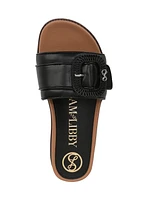 Sam and Libby Women's Andi Buckle Platform Footbed Sandals