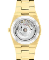 Movado Men's Bold Quest Swiss Automatic Ionic Plated Light Gold Steel Watch, 39mm