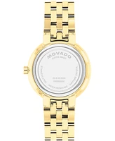 Movado Women's Museum Classic Swiss Quartz Yellow Pvd Watch, 29.5mm