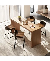 Durable Industrial-Style Bar Stool for Modern Kitchens and Bars