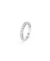 Swarovski Crystal Round Cut Vittore Band Ring