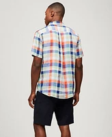 Tommy Hilfiger Men's Regular-Fit Linen Madras Shirt