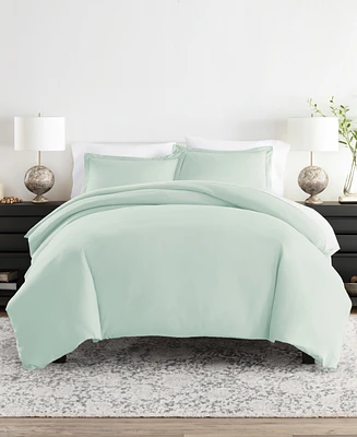 ienjoy Home Double Brushed Solid Duvet Cover Set