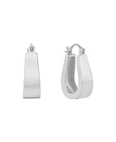 And Now This Polished Click Top Hoop Earrings