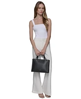 Karl Lagerfeld Paris Monet Medium Leather Crossbody Satchel