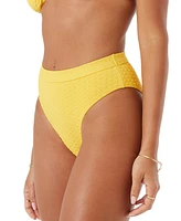 Roxy Juniors' Haleiwa Banded High-Waist Bikini Bottoms