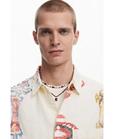 Desigual Men's Ethnic long-sleeve shirt