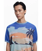 Desigual Men's Beach knit T-shirt