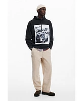 Desigual Men's Collage-Motor sweatshirt