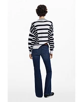 Desigual Women's Striped jacquard sweater