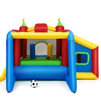 7-in-1 Kids Inflatable Bounce House with Ocean Balls Ultimate Outdoor Playset for Fun